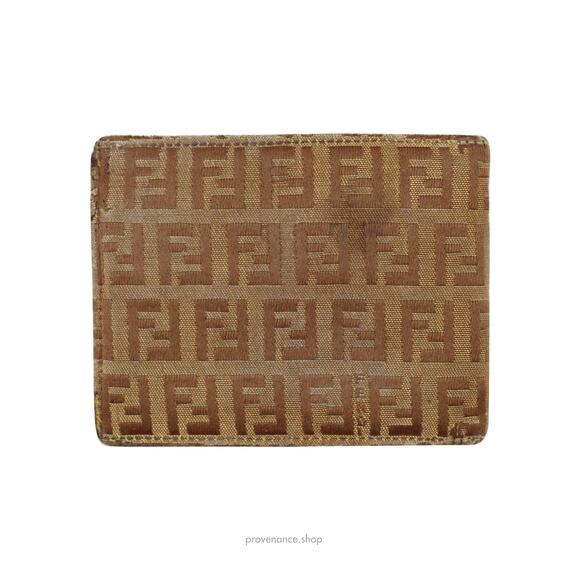 🔴 Fendi Bifold Wallet - Micro FF Zucca - Picture 2 of 8